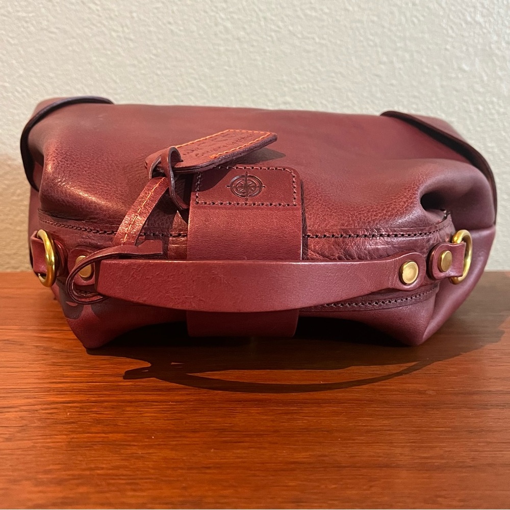 Old Trend “Modern Vintage” Leather Crossbody Mini Doctor Bag - Handmade - Picture 7 of 16